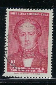 Chile C263 Used 1965 issue (fe5684)