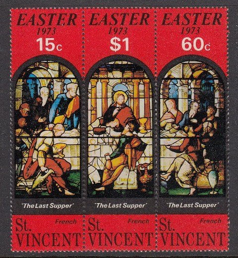 St Vincent 352a Easter mnh