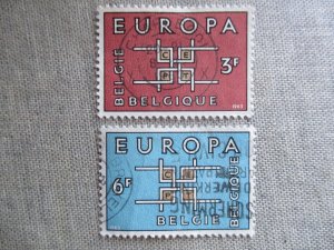 Belgium, Scott# 598-599, used