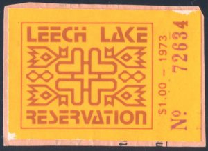 US Leech Lake Reservation Scott #LL2 Used, VF