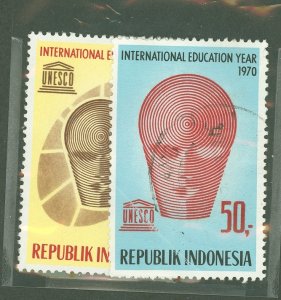 Indonesia #795-796  Single (Complete Set)