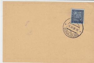 czechoslovakia 1938 stamps card ref 20852