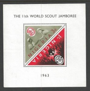 1963 Nigeria triangles Boy Scout World Jamboree Greece SS