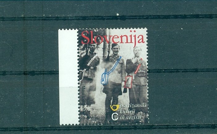 Slovenia - Sc# 679.2005 WWII Partisans. MNH $1.40.