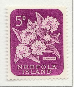 1960 English Colony British Colony NORFOLK ISLAND 5d MH* A28P28F28608-