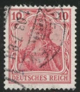 Germany Scott 68 used 1902 Germania no watermark