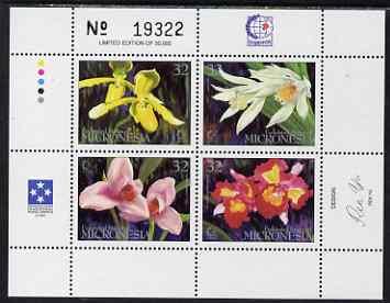 Micronesia 1995 Singapore 95 Stamp Exhibition - Orchids p...