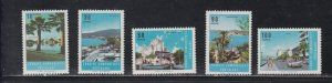 Turkey # 1703-1707, Scenic Views, Mint NH, 1/2 Cat.