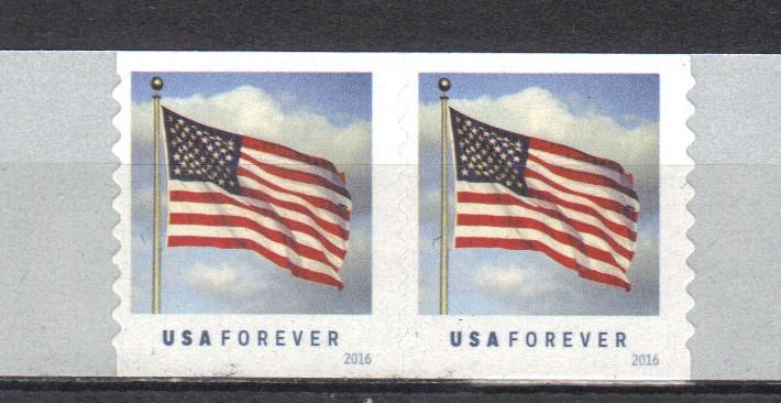 #5053, Pair,  Flag  MNH. (Forever)