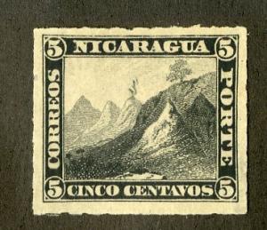 NICARAGUA 10 MH SCV $50.00 BIN $20.00 MOUNTAINS