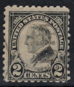 U.S. Scott #612 2-Cent Stamp - Used Single