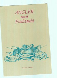 ANGLER UND FISCHZUCHT 1987,DDR 1987 FISH STAMPS BOOKLET