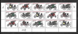 #3019-23 MNH Plate Block & Copy Block of 15