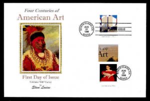 AMERICAN ART PRESS SHEET FIRST DAY COVERS - HORIZONTAL GUTTER PAIR SET