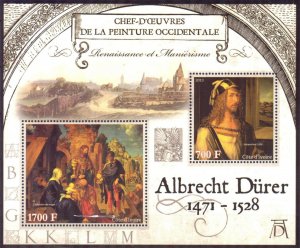 Ivory Coast 2013 Art Paintings Albrecht Durer Sheet MNH