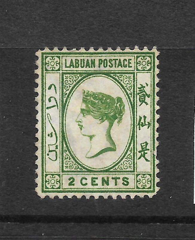 LABUAN  1880-82  2c   QV   MNG  WMK REV    SG 5x