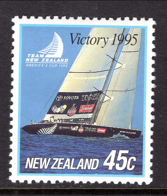 New Zealand 1277 Sailboat MNH VF