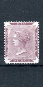 Sierra Leone 1859-74 6d Queen Victoria STB SG 1 MH