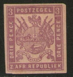 South Africa Transvaal 1875 Sc 40 MH