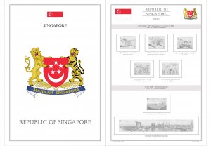 SINGAPORE 2020 - Printable Stamp Album