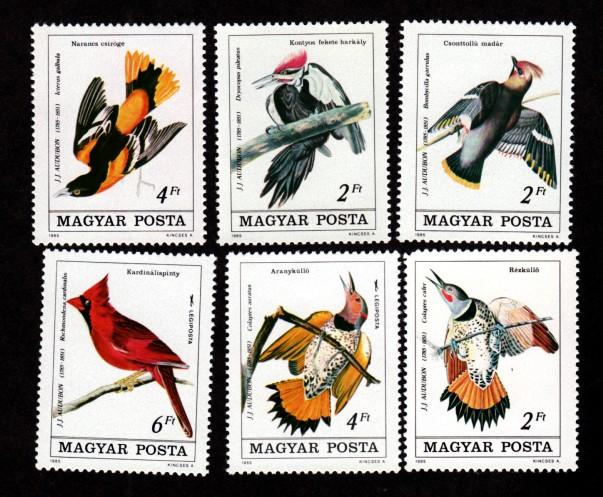Hungary 2928-2931,C446-C447 Mint NH Birds!