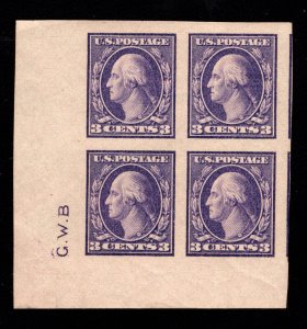 MOMEN: US STAMPS #484 BLOCK OF 4 MINT OG NH GEM LOT #89299