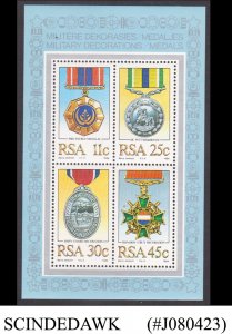 SOUTH AFRICA - 1984 MILITARY DECORATIONS / MEDALS - MIN. SHEET MINT NH