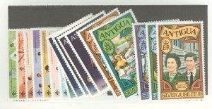 Antigua #465-481 Unused Single (Complete Set)