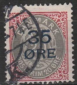 Denmark #80 F-VF Used CV $80.00