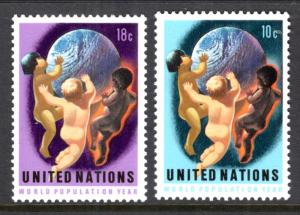 UN New York 252-253 MNH VF