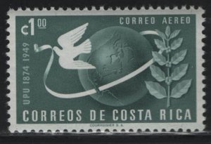 COSTA RICA, C188, MNH, 1950, Symbols of UPU