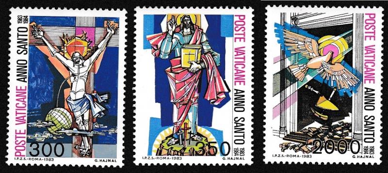 Vatican Birds Holy Year 1983 3v SG#793//96 SC#721--24 CV?4.1