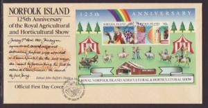 Norfolk Island 372a Anniversary 1985 U/A FDC 