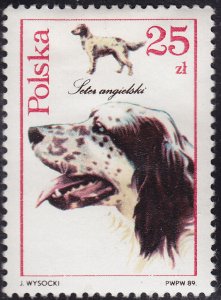 Poland 2904 Dogs English Setter 1989