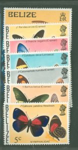 Belize #344-350 Unused