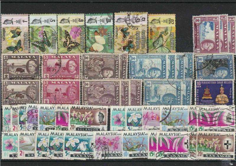 asia malaysia malaya stamps ref r10730