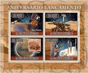 SAO TOME E PRINCIPE 2007 SHEET SPACE MARS st7109a