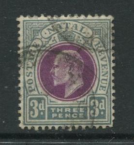 STAMP STATION PERTH Natal #86 Used KEVII 1902 Wmk 2 Crown and CA CV$2.75.