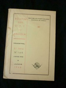 BOLETIM DOS CTT DE ANGOLA 3a SERIES No 1 a 6 JANEIRO A JUNHO 1968 