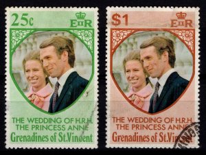 Grenadines of St Vincent 1973 Royal Wedding, Set [Used]