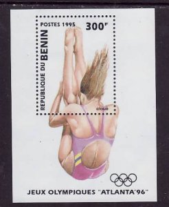 Benin-Sc#740-unused NH sheet-Sports-Diving-1995-