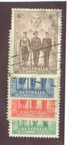 Australia  #184-187  Single (Complete Set)