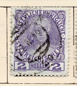 Austria 1908 Early Issue Fine Used 2h. NW-255923