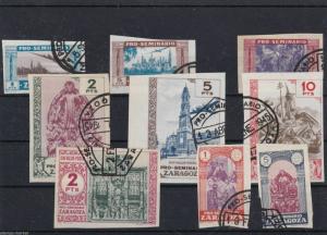 SPAIN ZARAGOZA STAMPS USED , REF 1269