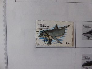 Antigua 1976-1984 Stamp Collection on Alb Pgs