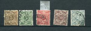 Germany Wurttemberg 1875/94 Accumulation Used 5153