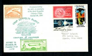 PH11q Zep. Supex 73 S.C.# C44, Label Pearl Harbor Dec 7 1941, Hiroshima 8/6/45