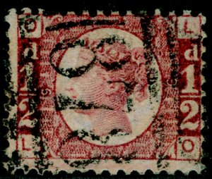 SG48, ½d rose-red plate 9, USED. Cat £850. LO