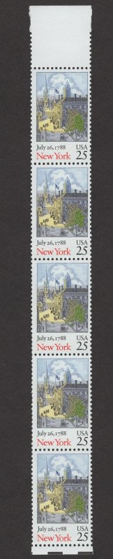 Scott 2346 MNH, OG VF, Block of 5