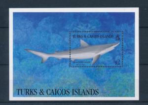 [46792] Turks and Caicos Islands 1993 Marine life Shark MNH Sheet